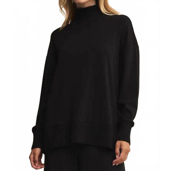 Z SUPPLY Tops - NEW Z SUPPLY sable rib sweatshirt in black